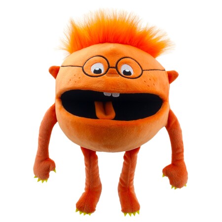 The Puppet Co Baby Monsters Orange Monster 004404